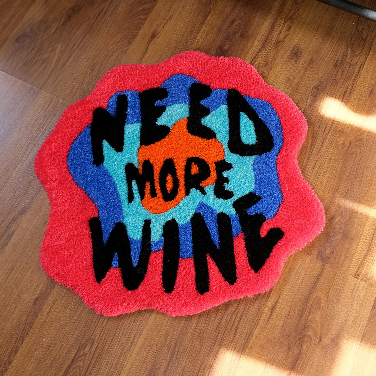 Need More Wine Tufted Rug