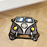 Cartoon Bus Carpet Rug